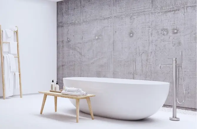 Alternative au béton ciré : le carrelage imitation béton