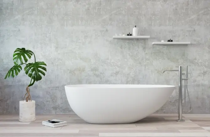 Salle de bain béton ciré : idéale pour une ambiance zen