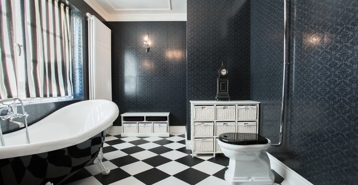 Salle de bain blanche et noire : top 10 des inspirations La Maison Saint-Gobain