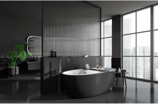 Salle de bain blanche et noire : top 10 des inspirations La Maison Saint-Gobain