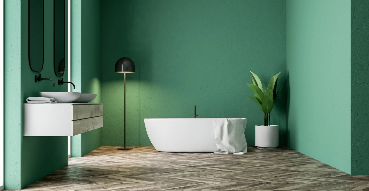 Salle de bain verte : conseils et inspirations La Maison Saint-Gobain