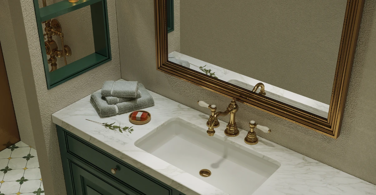 Salle de bain verte : conseils et inspirations La Maison Saint-Gobain