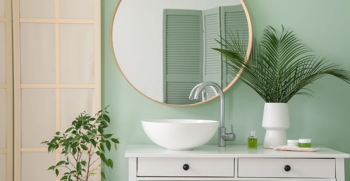 Salle de bain verte : conseils et inspirations La Maison Saint-Gobain