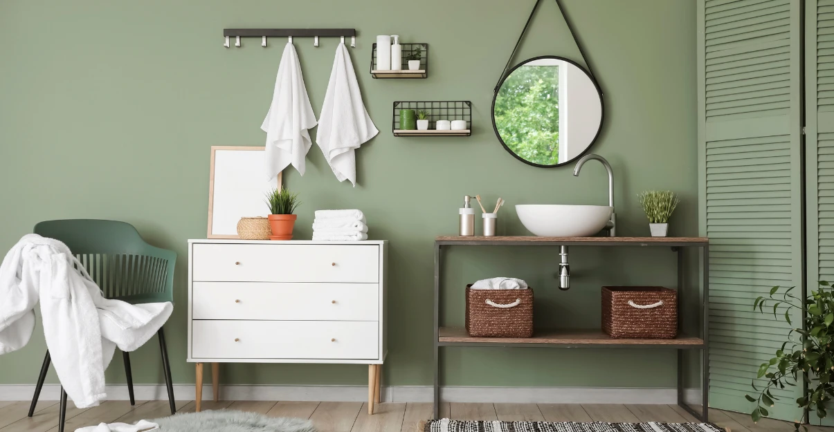 Salle de bain verte : conseils et inspirations La Maison Saint-Gobain