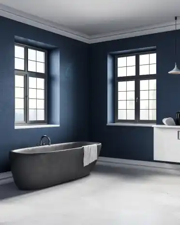 Quelle nuance de bleu pour quel style de salle de bain ?