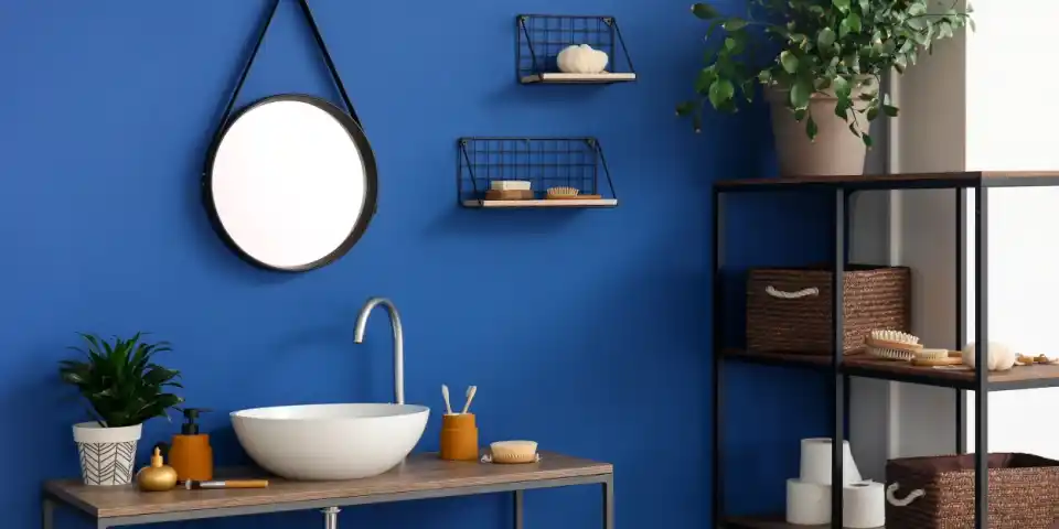 Salle de bain bleue : inspiration Céruléen Lumineux