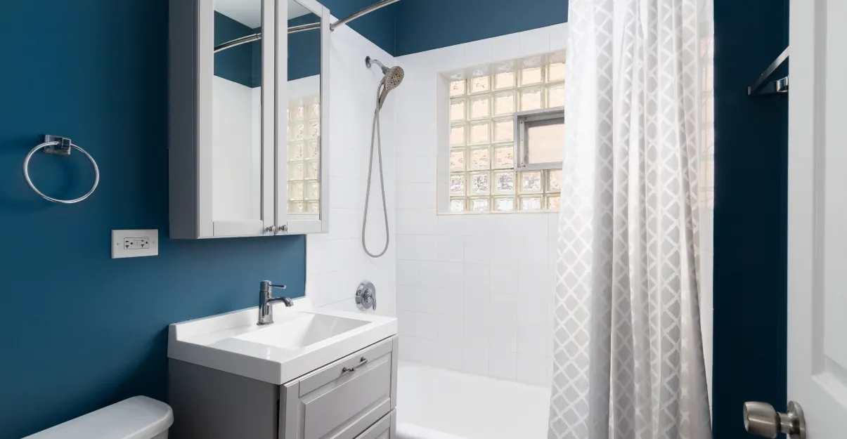 Carreau verre de douche bandeau ou insert décoratif