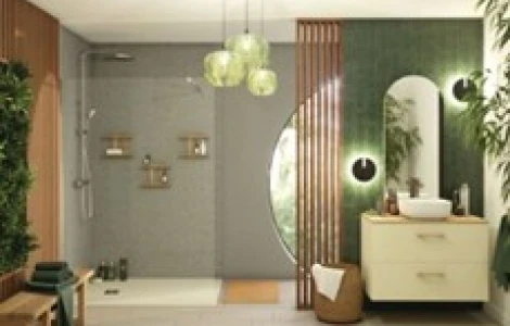 meubles et vasques colorées