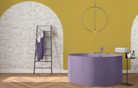 couleur salle de bain contrastes