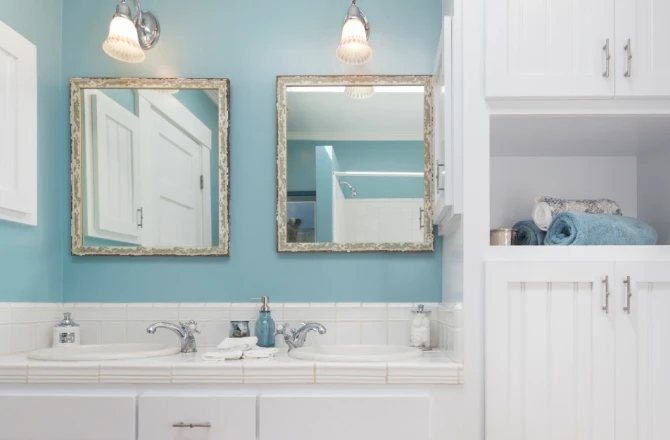 couleur salle de bain bleu ciel