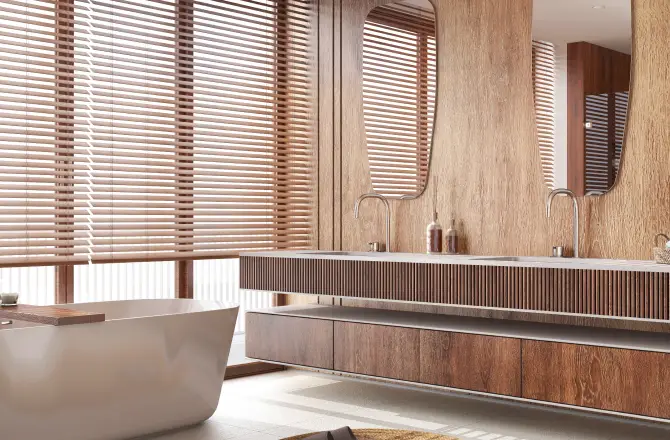 Salle de bain en bois