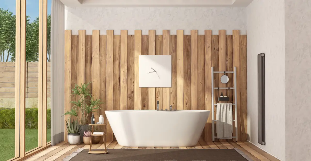 Salle de bain en bois