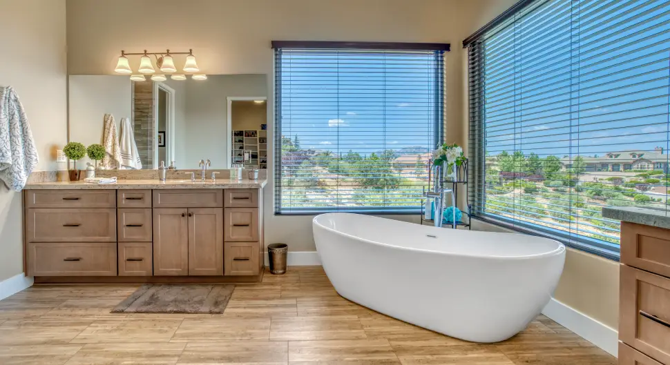 salle de bain en bois