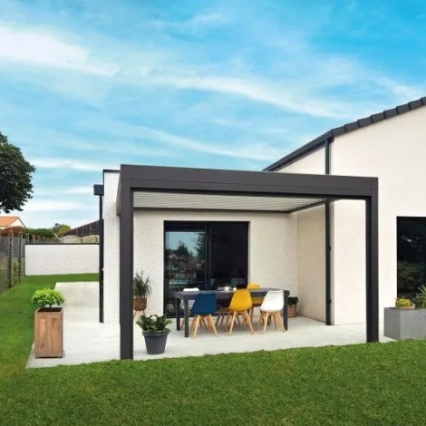 Pergola bioclimatique en aluminium Alusun
