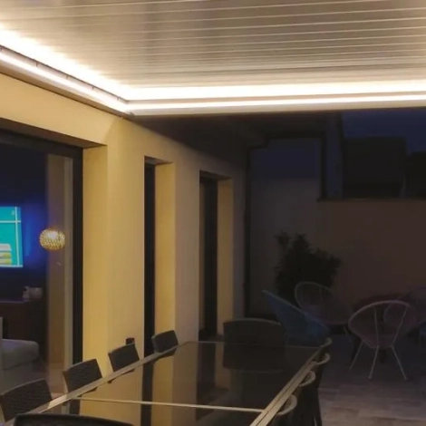 Pergola bioclimatique en aluminium Alusun