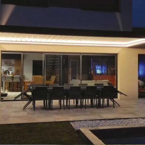 Pergola bioclimatique en aluminium Alusun