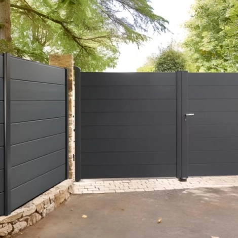 Portail en aluminium Alupass