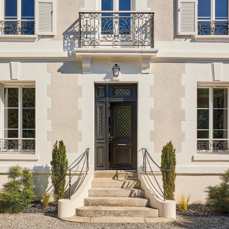 Porte d'entrée en aluminium Athéna