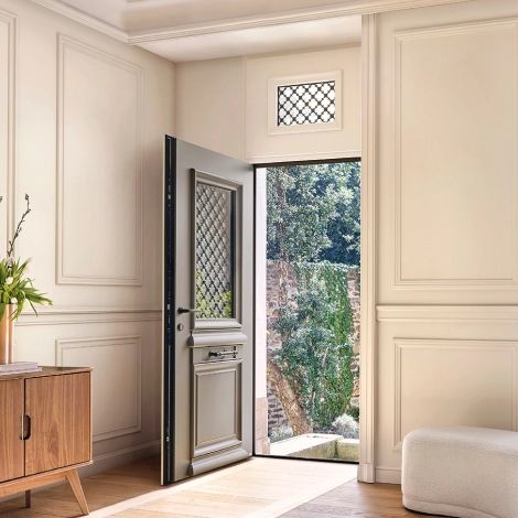 Porte d'entrée en aluminium Athéna