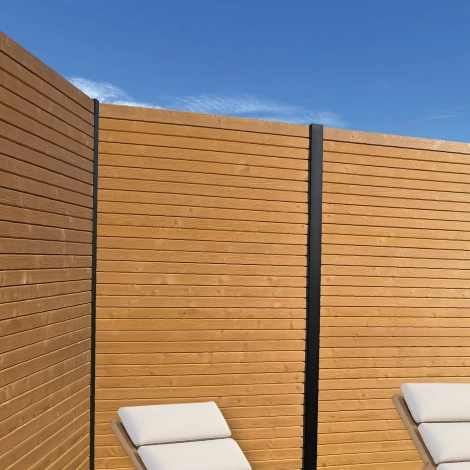 Clôture en bois Essentiel Épicéa