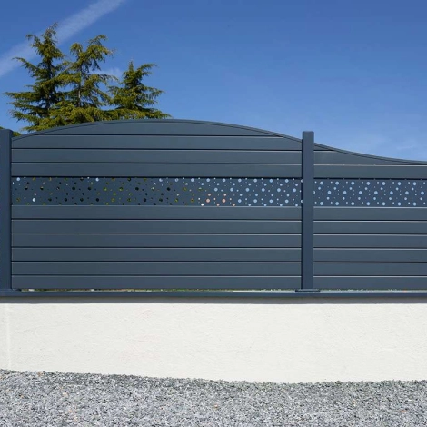 La clôture de jardin en aluminium Alulam