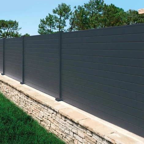 La clôture de jardin en aluminium Alulam