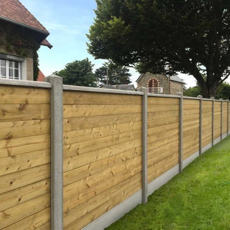 Clôture en bois Préserve Épicéa