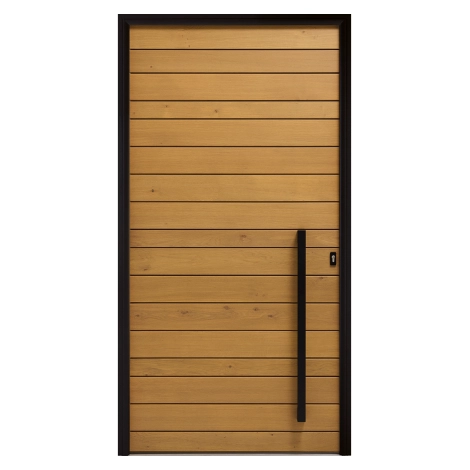 Porte d'entrée en bois Cyme-evo