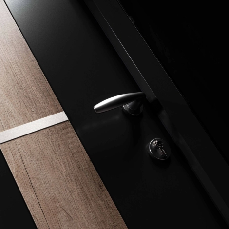 Porte d'entrée en acier Haro 68+