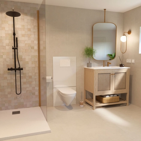 Broyeur Saniwall Up Evo habillage en verre