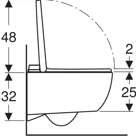 WC complet suspendu AquaClean Alba