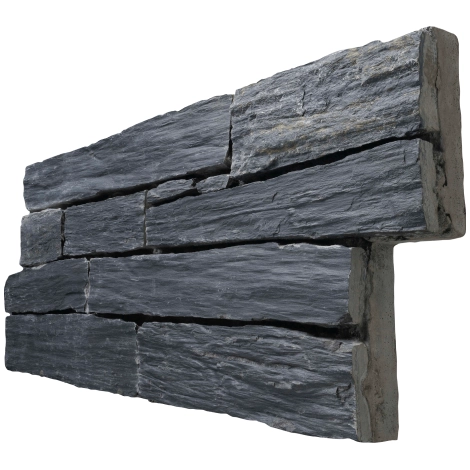 Plaquette de parement mural Stonepanel Infercôa noire