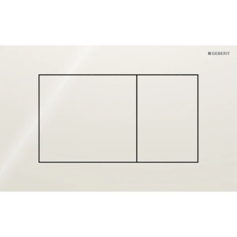 Plaque de déclenchement Sigma40 carrée double touche