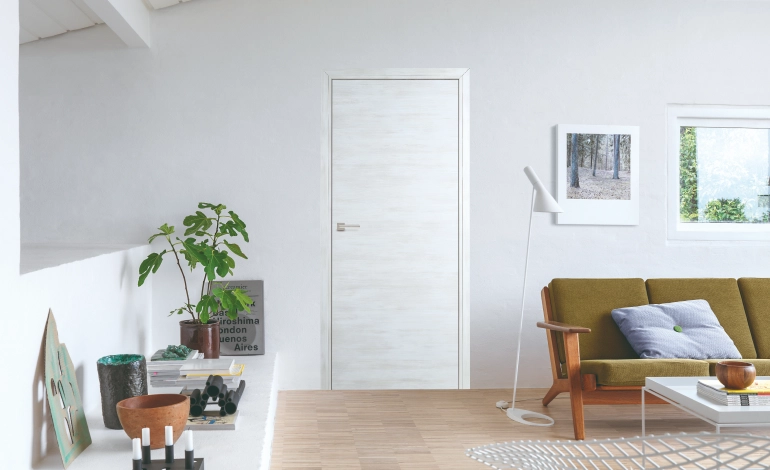 Porte de décoration Smartline style chêne blanc