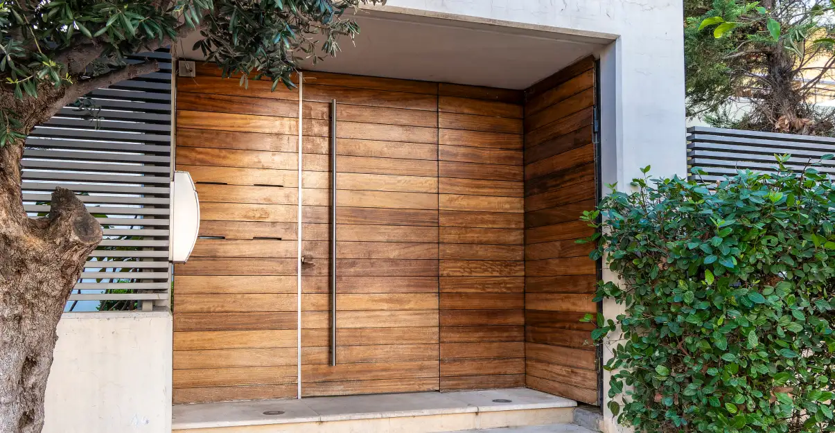 Porte d'entrée recyclable