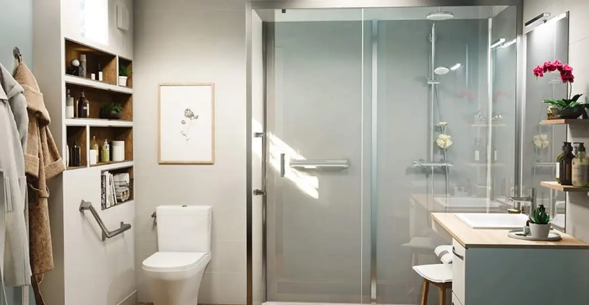 Salle de bain accessible