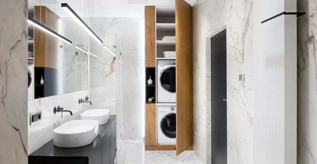 Salle de bain buanderie