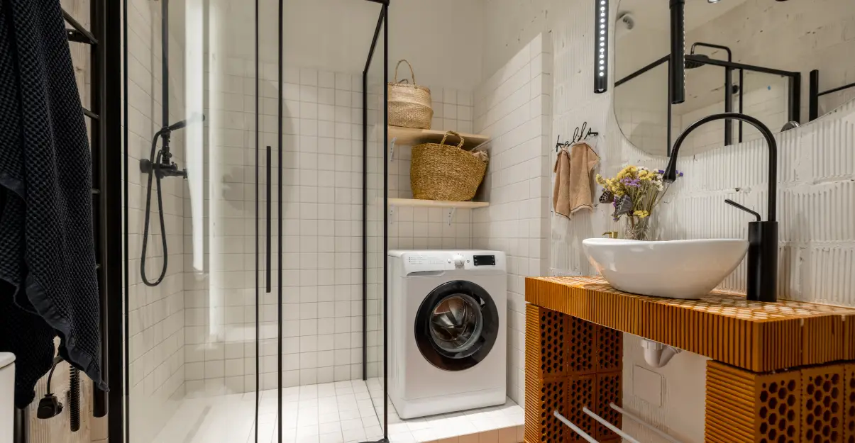 Salle de bain buanderie