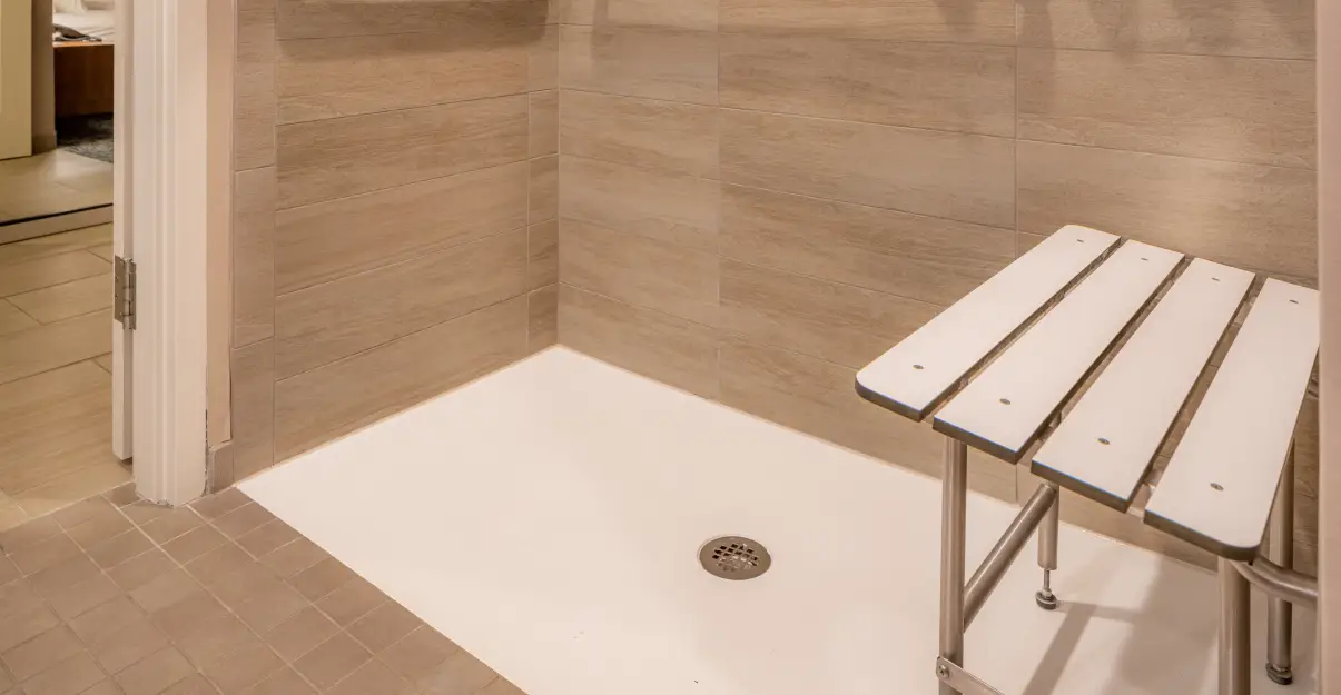 Salle de bain accessible