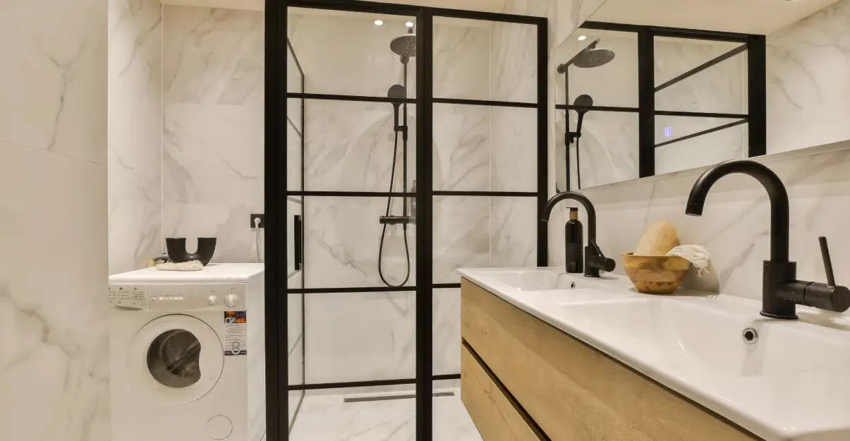 Salle de bain buanderie