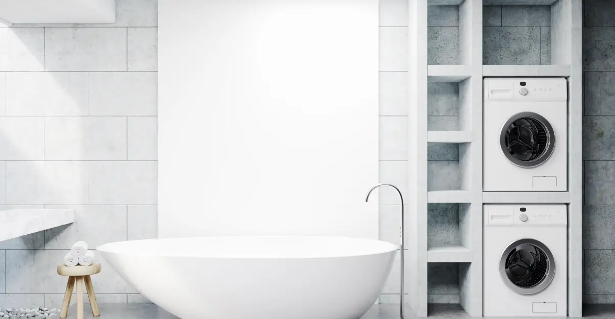 Salle de bain buanderie