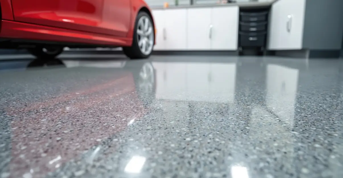 Sol de garage en résine 