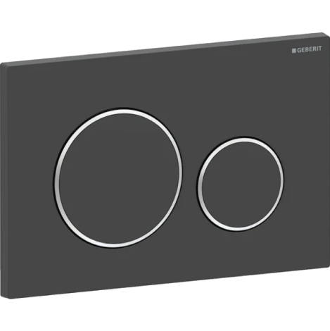 Plaque de déclenchement rond double touche Sigma20