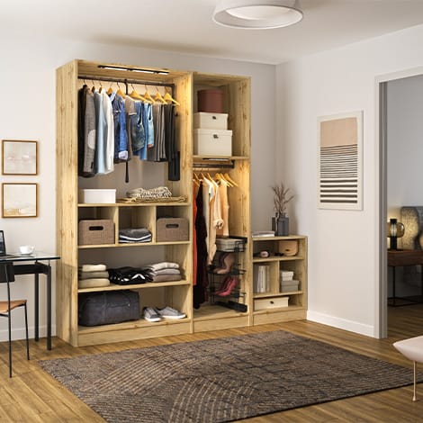 Dressing 2D Adjust chêne authentique