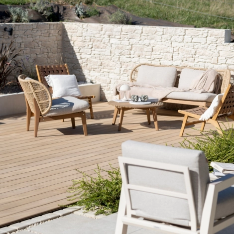 Terrasse composite Nuances Chêne clair