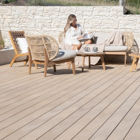 Terrasse composite Nuances Chêne clair