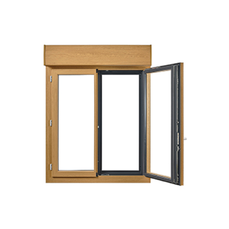 Fenêtre en PVC ouvrant caché Idil