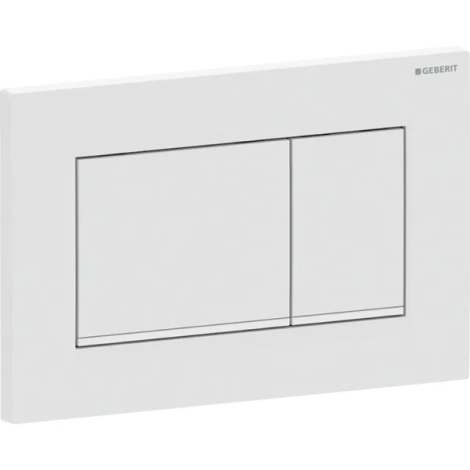 Plaque de déclenchement carrée double touche Sigma20