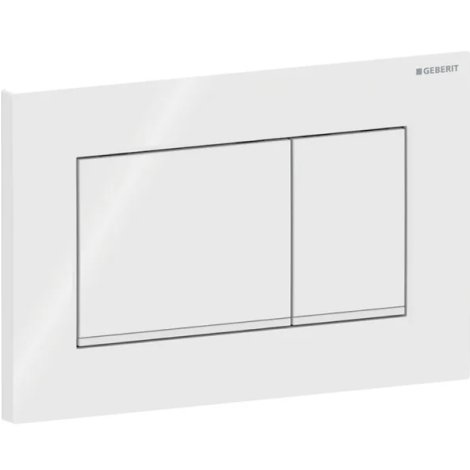 Plaque de déclenchement carrée double touche Sigma20