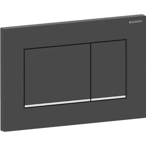 Plaque de déclenchement carrée double touche Sigma20